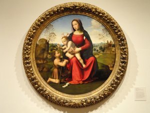Madone et Enfant avec le petit Saint Jean-Baptiste - Giuliano Bugiardini
